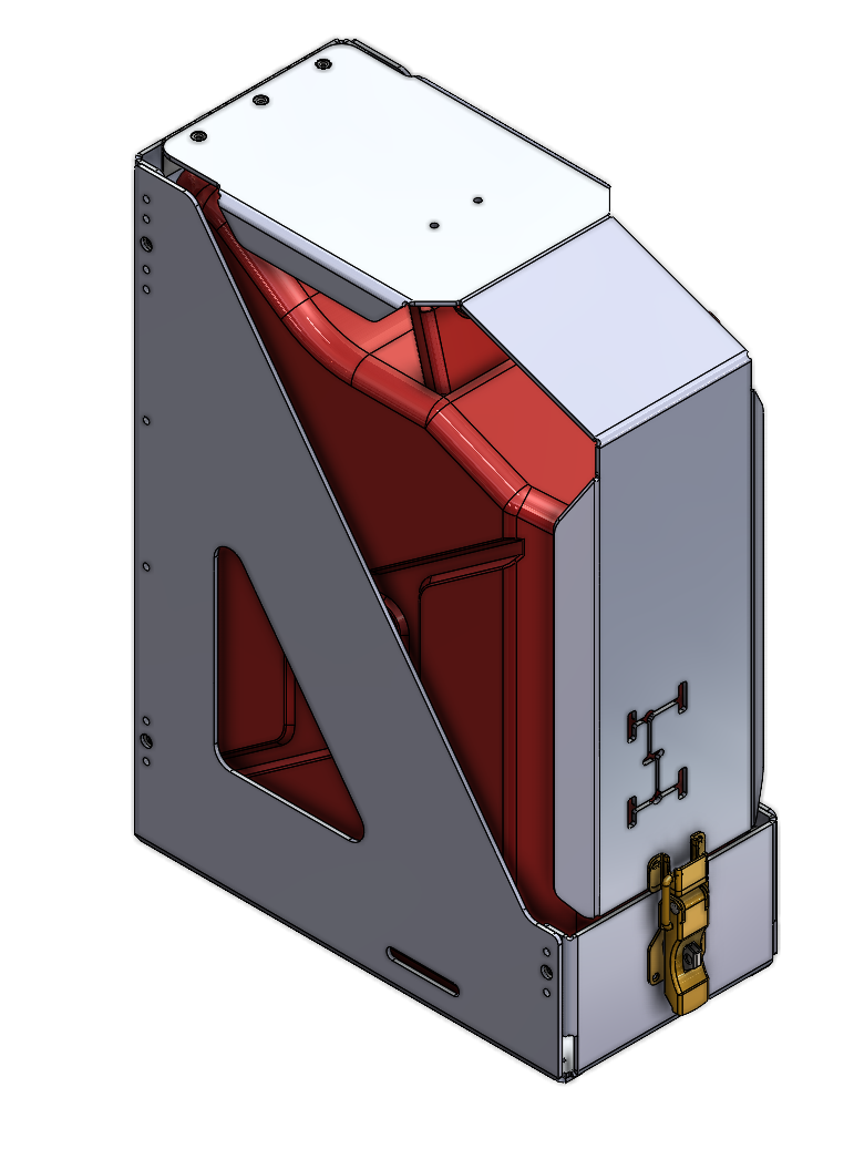 Tandem Off-road Jerry Can Holder