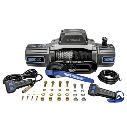 Superwinch SX12SR Winch Graphite 12V 12000 lbs with Synthetic Rope