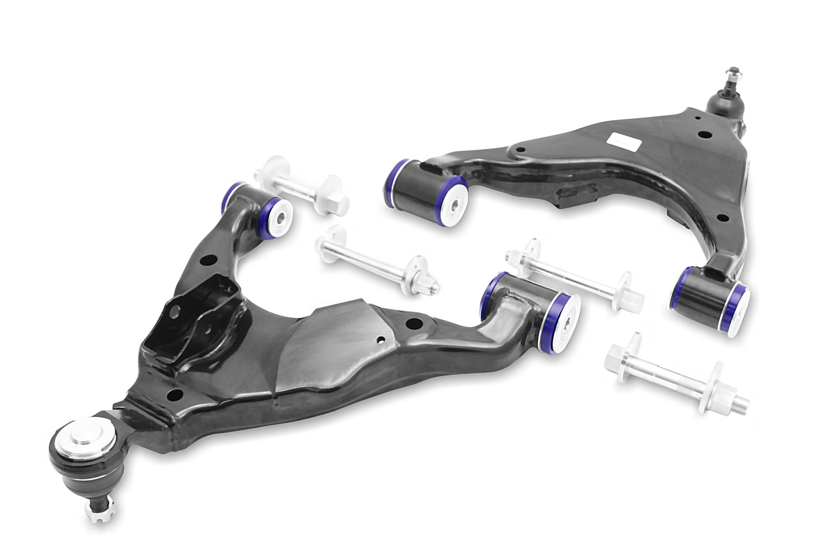 SuperPro Front 4x4 Complete Lower Control Arm Kit - Double Offset ...