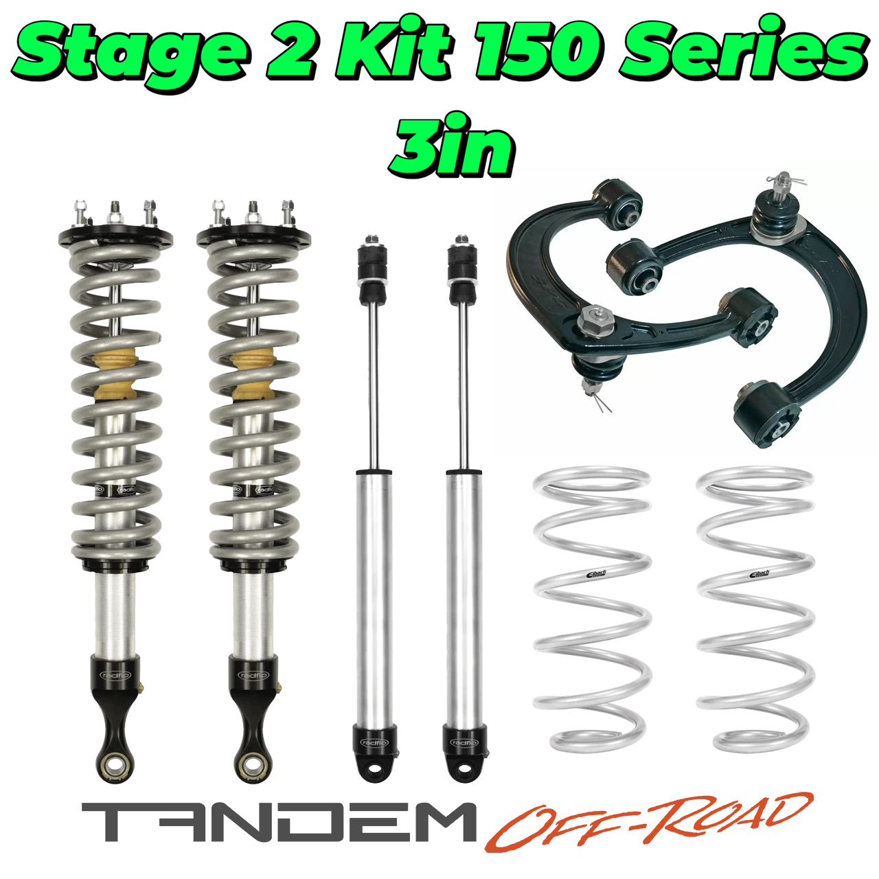 Tandem Off-road Stage 2 Lift Kit 3in GX460 / 5G 4Runner / FJ Cruiser