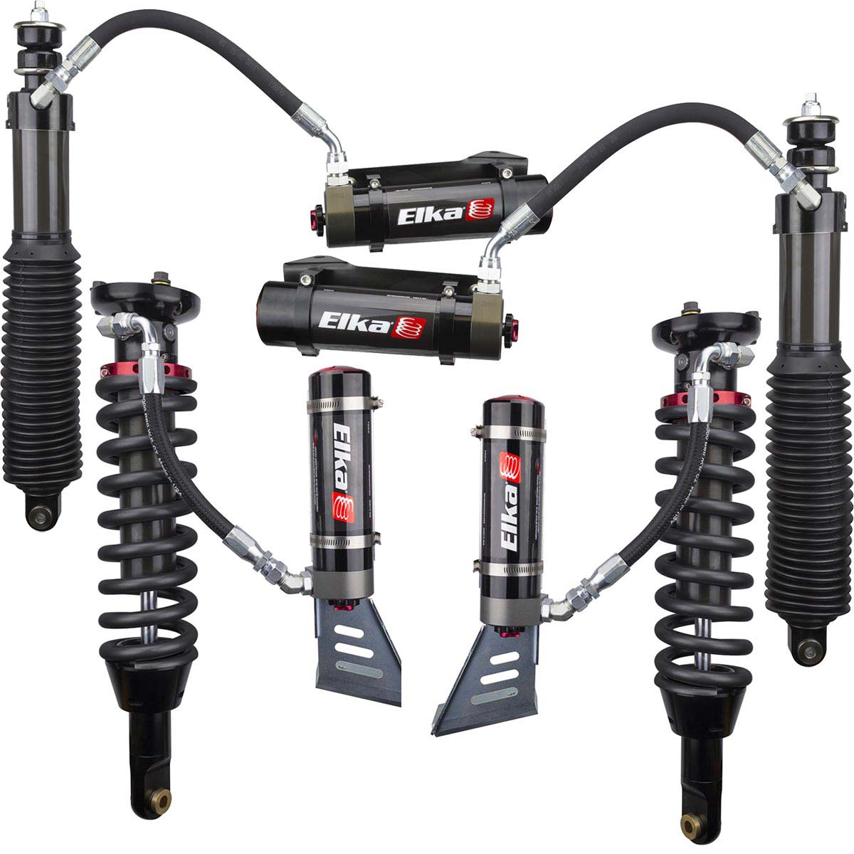 Elka 2.5 DC Remote Reservoir 0-2" Lift Kit (3G Tundra/3G Sequoia)