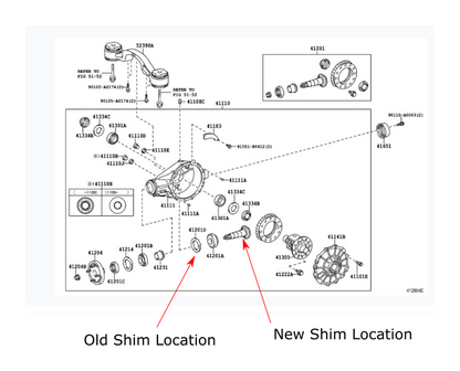 2G Sequoia Rear Differential Rebuild Kit - Toyota OEM