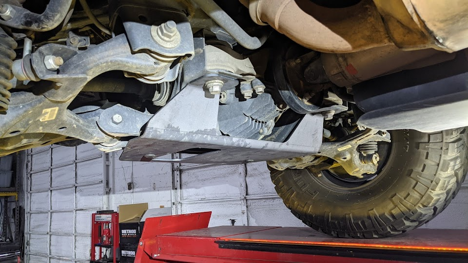 Tandem Off-Road Rear Differential Skid Plate