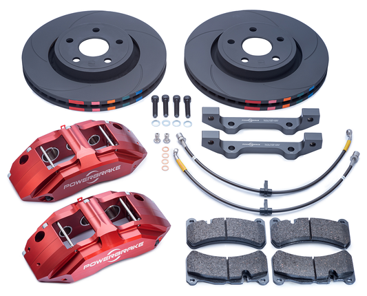 Powerbrake X-Line 4x4 Stage 1 Kit, Front | 1G Sequoia / 1G Tundra - 4WD, 6-Lug