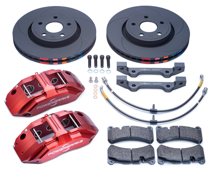 Powerbrake X-Line 4x4 Stage 1 Kit, Front | 5G 4Runner / GX460